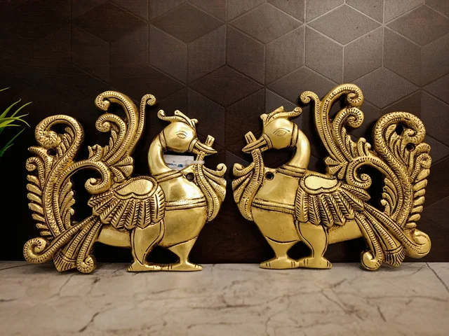 DecorsOne Brass Annam Wall Mount Pair - 6"