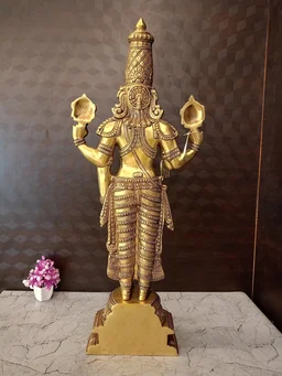 DecorsOne Brass Lord Balaji Idol