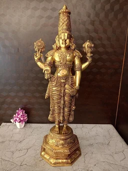 DecorsOne Brass Lord Balaji Idol