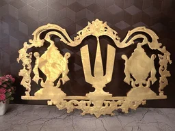DecorsOne Buy Brass Perumal Namam Wall Mount For Pooja Door
