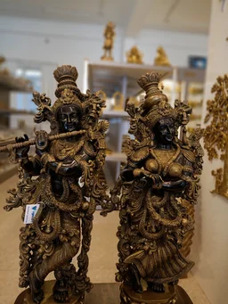 DecorsOne Brass Radha Krishna Statue 29″