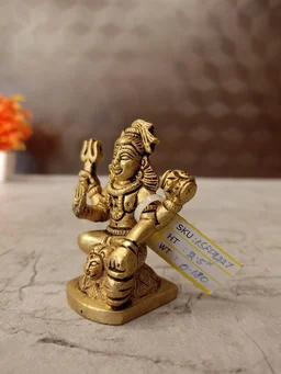 DerorsOne Brass Shiva Idol For Pooja