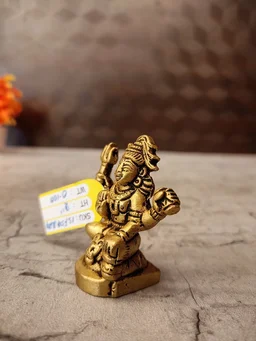 DecorsOne Brass Miniature Shiva Idol