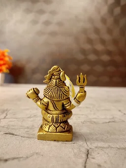 DecorsOne Brass Miniature Shiva Idol