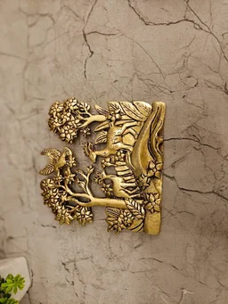 DecorsOne Enhance your home with our Premium Brass Designer Animal Wall Hanging