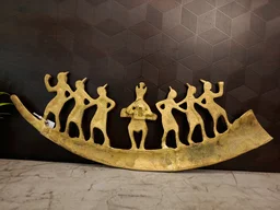 DecorsOne Brass Tribal Music Wall Mount 6.5"