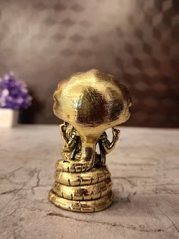 DecorsOne Brass Fine art Lakshmi Narashimar Idol