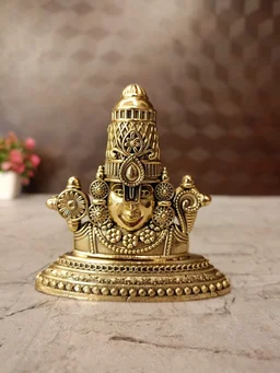 DecorsOne Brass Fine Art Perumal Face