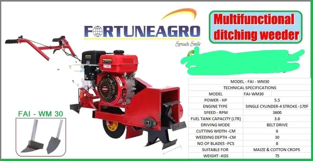  Power Weeder Model WM 30 With 170f Engine