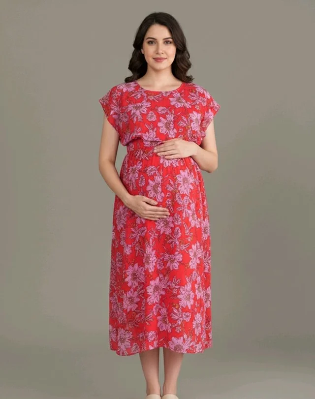 Floral Cape -feeding Maxi - Mandy, L