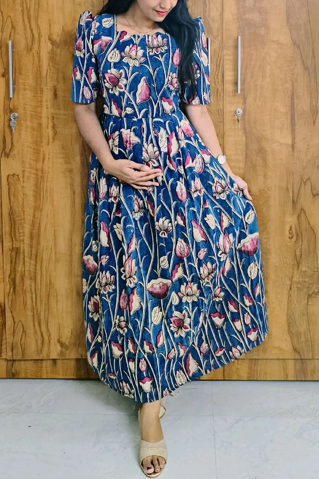Original Kalamkari-Feeding kurti - XL