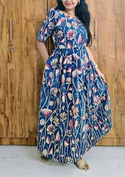 Original Kalamkari-Feeding kurti - XL