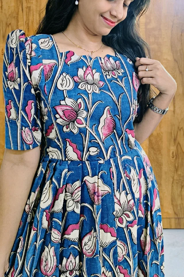 Original Kalamkari-Feeding kurti - XL