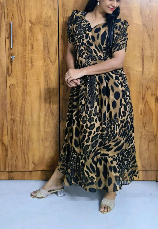 Animal Georgette feeding maxi - L