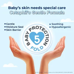 Cetaphil Baby Daily Moisturizing Lotion 400ml | with Organic Calendula Sweet Almond & Sunflower Oils | for Face & Body | For Baby's Delicate Skin | Paraben-free | Dermatologist-tested