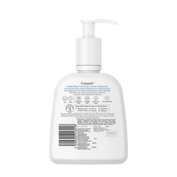 Cetaphil Hydrating Face Wash Cream to Foam Cleanser 236ml With Niacinamide, Pro-Vitamin B5 for Brightening and Gentle Cleansing