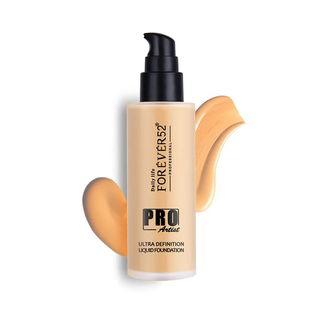 Forever52 Daily Life Pro Artist Ultra Definition Liquid Foundation Fudge-09 60ml | Waterproof Matte Foundation for Deep Skin Tones | Full Coverage & Lightweight Formula - 60ml