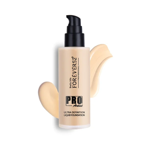 Forever52 Daily Life Pro Artist Ultra Definition Liquid Foundation French Toast-04 60ml | Professional Matte Foundation for Fair to Medium Skin | Waterproof, Full Coverage & Lightweight Formula - 60ml