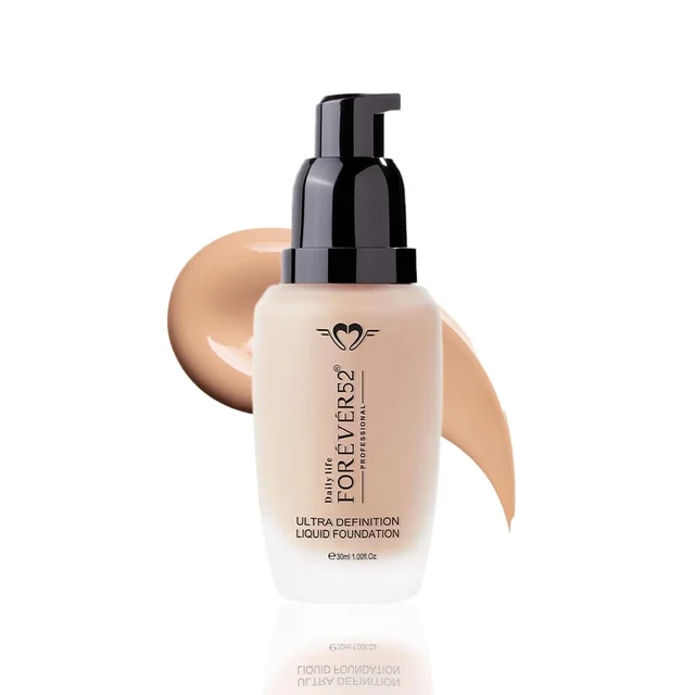 Forever52 Daily Life Ultra Definition Liquid Foundation Custard-12 30ml | Lightweight Creamy Foundation for Medium to Fair Skin | Flawless Coverage & Long-Lasting Wear