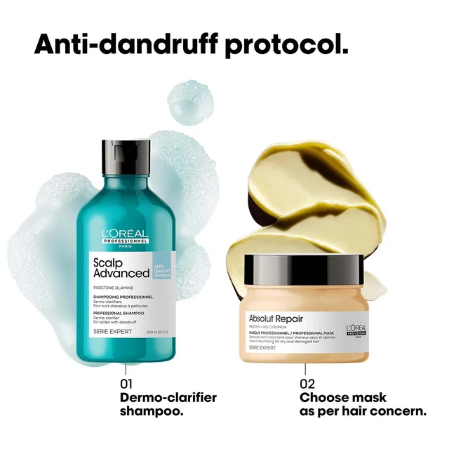 Loreal Professionnel Scalp Advanced Anti-Dandruff Shampoo 300ml