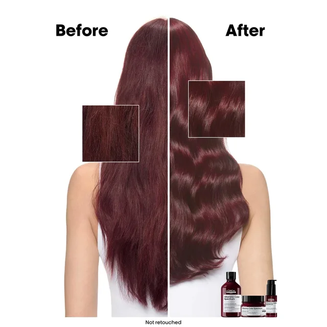 Loreal Professionnel Vitamino Color Spectrum Shampoo 300ml For All Coloured Hair With Ferulic Acid & Citric Acid | Locks Day 1 Color Vibrancy | Salon Colour Care