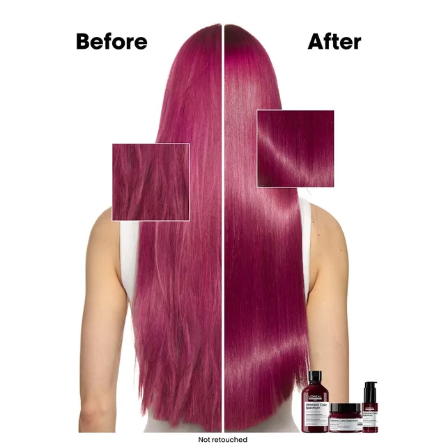 Loreal Professionnel Vitamino Color Spectrum Shampoo 300ml For All Coloured Hair With Ferulic Acid & Citric Acid | Locks Day 1 Color Vibrancy | Salon Colour Care
