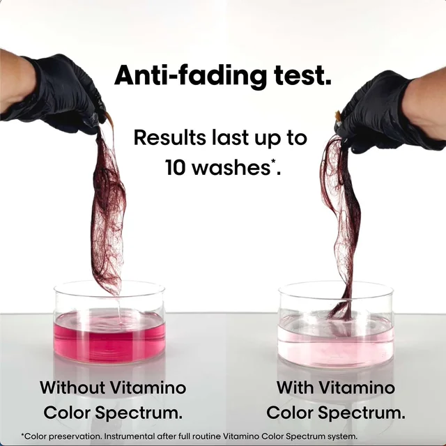 Loreal Professionnel Vitamino Color Spectrum Shampoo 300ml For All Coloured Hair With Ferulic Acid & Citric Acid | Locks Day 1 Color Vibrancy | Salon Colour Care