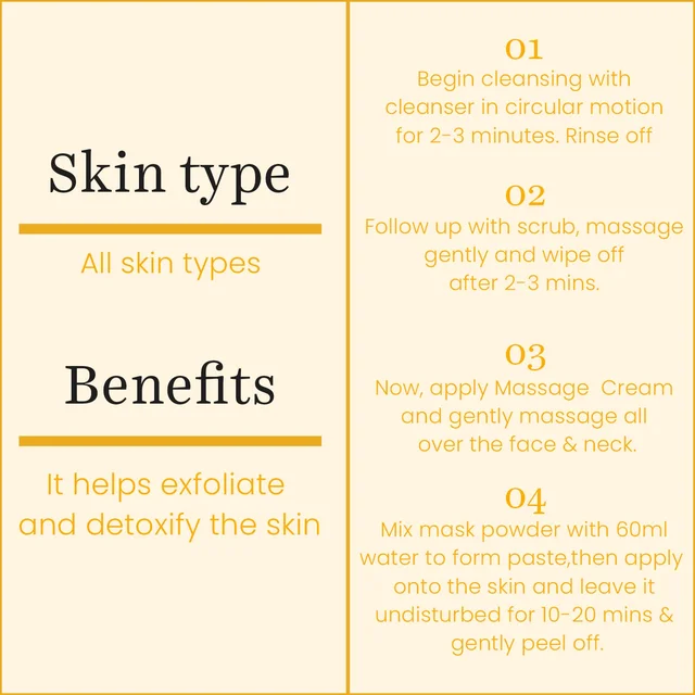 O3+ Professional Gold Facial Kit 45g | 24K Gold Glow Facial for Brightening & Radiance | Single Use Facial Kit