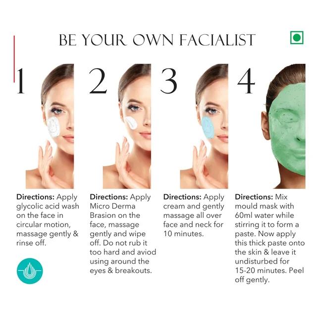 O3+ Professional Sea White Facial Kit 45g | Skin Brightening Facial for Instant Glow | Single Dose Facial