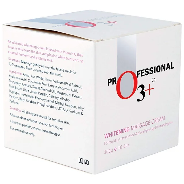 O3+ Professional Whitening Massage Cream 300g | Brightening Cream for Even Skin Tone & Deep Hydration