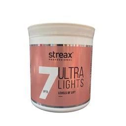 Streax Professional Ultralight Hair Highlights Blonder Powder 500g | Professional Hair Lightener for Salon Bleaching & Blonde Highlights | Even Lift & Vibrant Color
