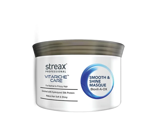 Streax Professional Vitariche Hair Care Masque 500g | Salon Hair Spa for Smooth & Shiny Hair | Deep Nourishment with Silk Protein for Dry Hair