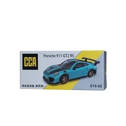 CCA 1:64 Porsche 911 GT2 RS Diecast Model Car | Blue (S16-02)