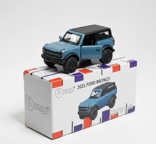 Burago |2021 FORD BRONCO | TEAL | Scale 1:64
