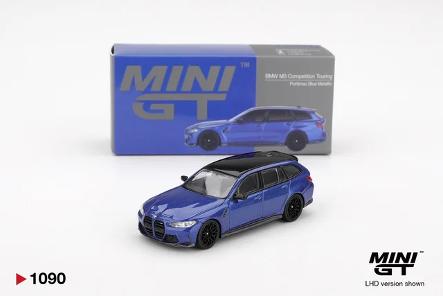 BMW M3 Competition Touring Portimao Blue Metallic - Scale 1/64 MGT01090