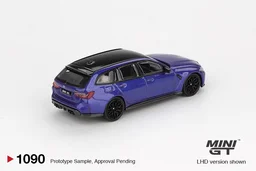 MINI GT BMW M3 Competition Touring Portimao Blue Metallic - Scale 1/64 MGT01090