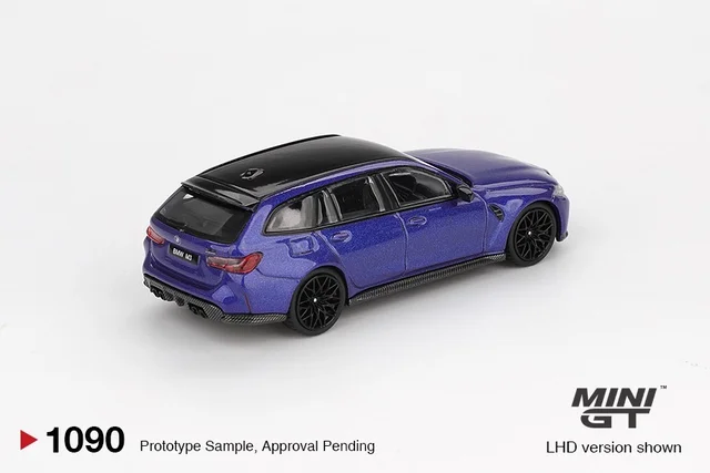 MINI GT BMW M3 Competition Touring Portimao Blue Metallic - Scale 1/64 MGT01090