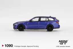 MINI GT BMW M3 Competition Touring Portimao Blue Metallic - Scale 1/64 MGT01090