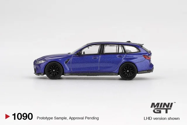 MINI GT BMW M3 Competition Touring Portimao Blue Metallic - Scale 1/64 MGT01090