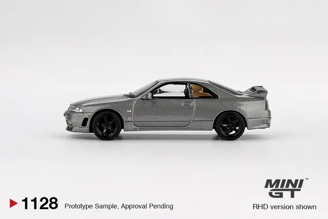 MINI GT NISSAN Skyline GT-R Dark Metal Gray (NISMO BCNR33 CRS Version) - Scale 1/64 MGT01128 Box packing