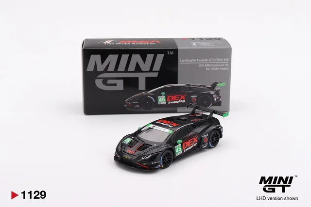 Lamborghini Huracan GT3 EVO2 #45 No. 45 DEX Imaging 2024 IMSA Daytona 24 Hrs - Scale 1/64 MGT01129