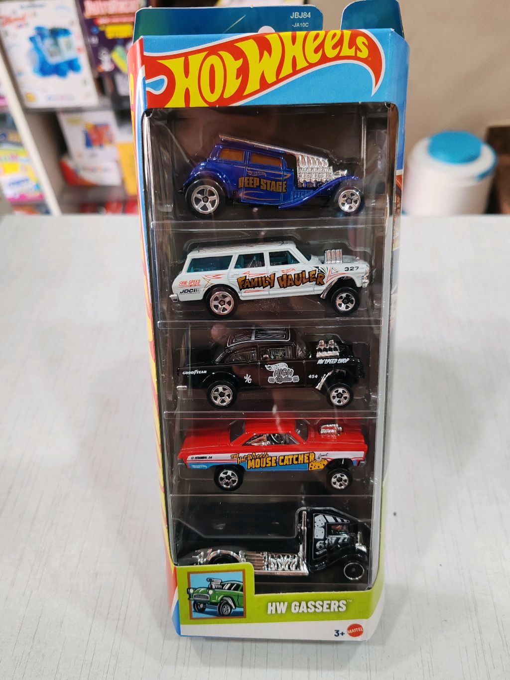 Hot Wheels HW GASSERS Pack of 5 ( 55 CHEVY BEL AIR GASSER| '65