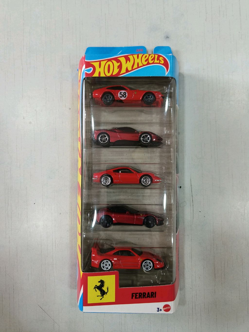 Imported Hot Wheels Ferrari 5-Pack - Featuring F40 Competizione