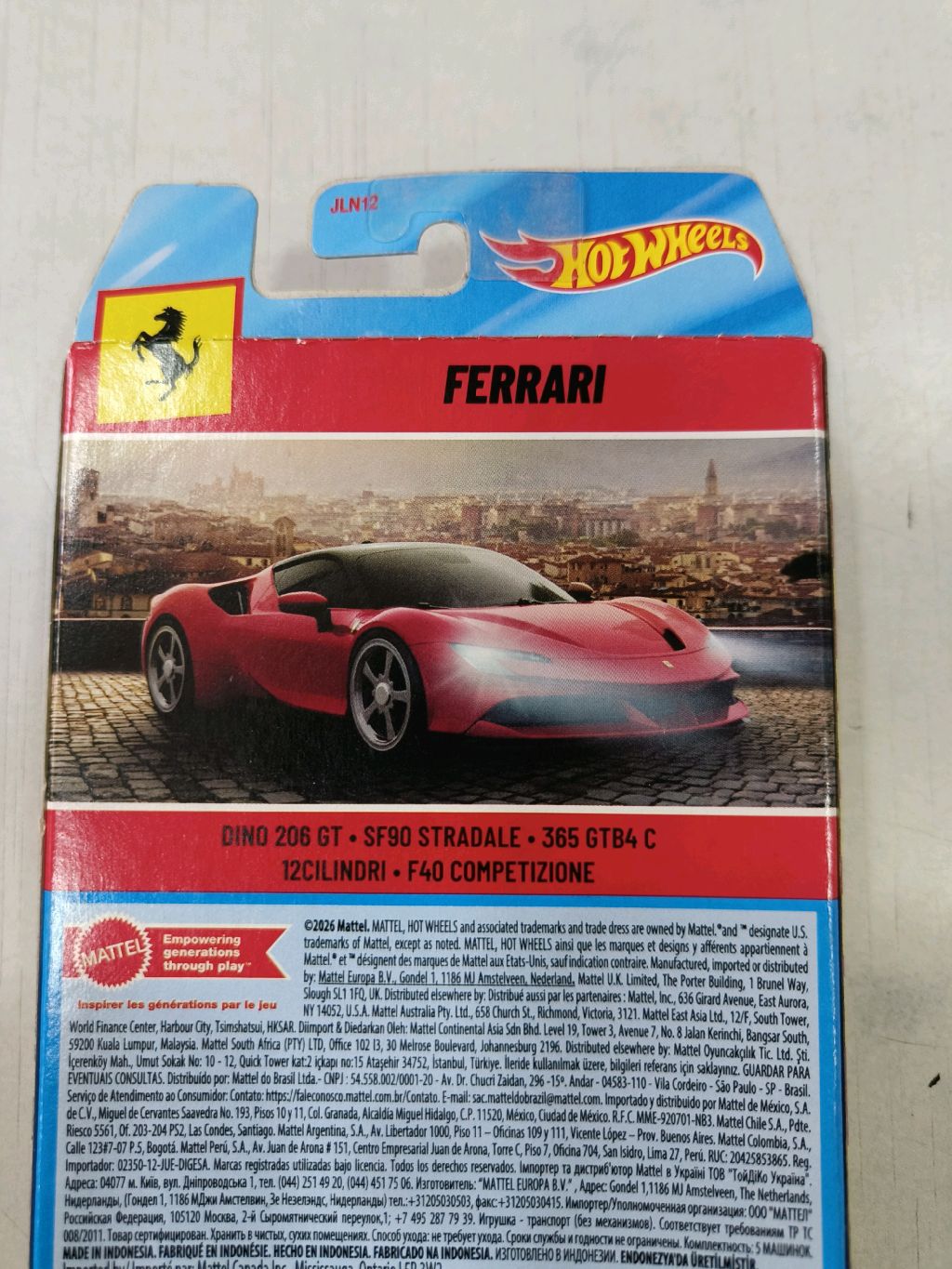 Hot Wheels Ferrari 5-Pack - Featuring F40 Competizione, 12Cilindri