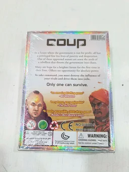 Coup Strategy Card Game | Dystopian Universe Bluffing Game