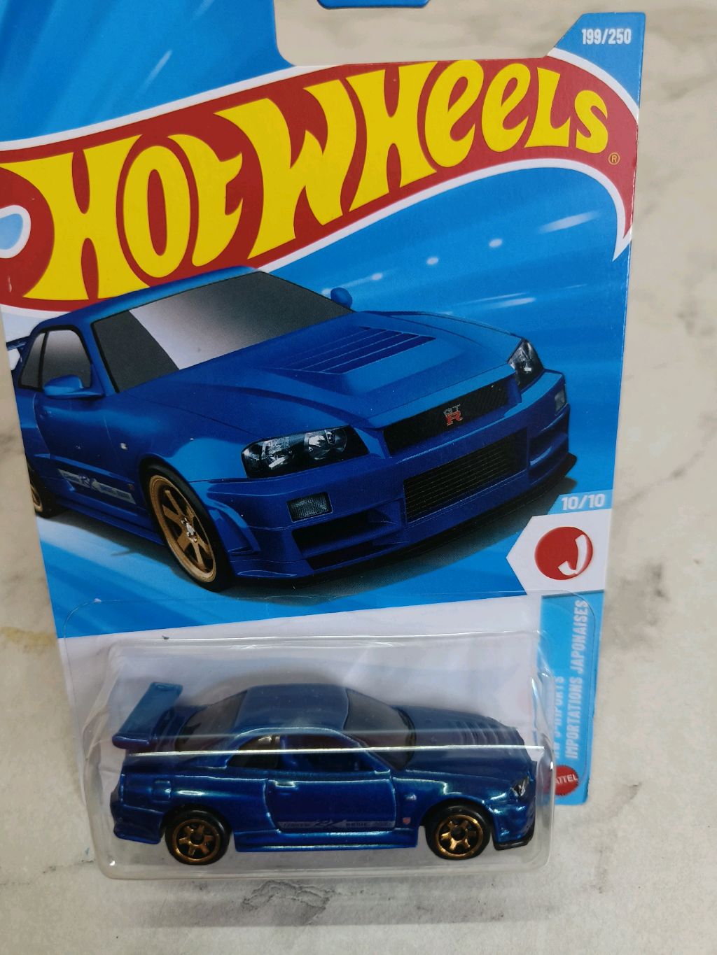NISSAN SKYLINE GT-R (BNR34) | HW J-Imports | Metalflake Blue | 199/250