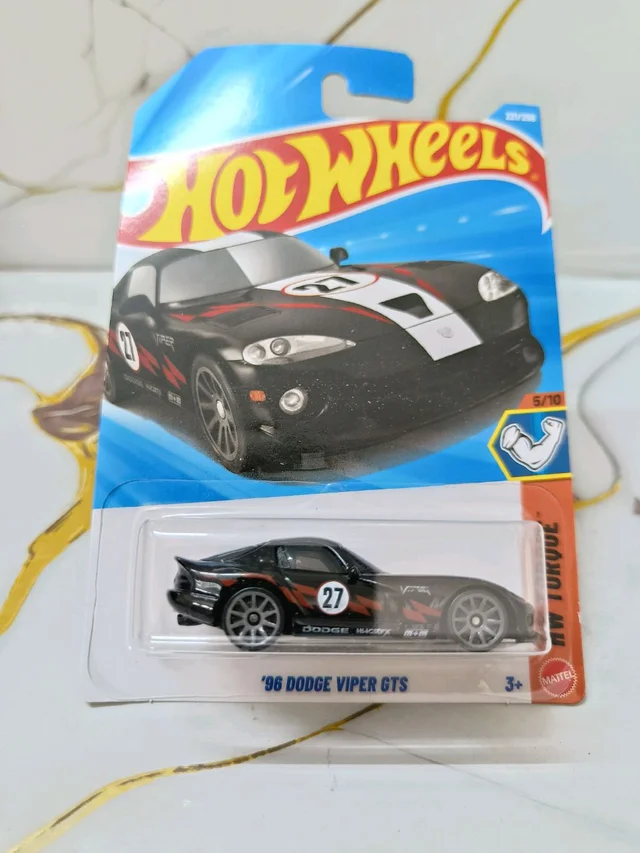 '96 DODGE VIPER GTS | HW Torque | Black | 221/250