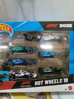 HOT WHEELS Hot Wheels FORMULA 1 | F1 2025 | SET OF 10 CARS | McLAREN | MERCEDES | VCARB | FERRARI | ASTON MARTIN | WILLIAMS | RED BULL RACING | ALPINE | HAAS | KICK SAUBER