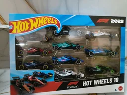 HOT WHEELS Hot Wheels FORMULA 1 | F1 2025 | SET OF 10 CARS | McLAREN | MERCEDES | VCARB | FERRARI | ASTON MARTIN | WILLIAMS | RED BULL RACING | ALPINE | HAAS | KICK SAUBER