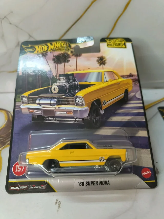 Hotwheels Premium | '66 SUPER NOVA | BOULEVARD | #157 | REAL RIDERS | GJT68